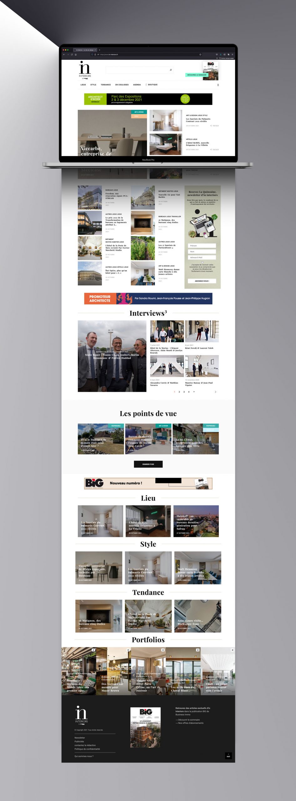 Site internet In interiors - Architecture, Architecture d'interieur, et les nouveaux usages