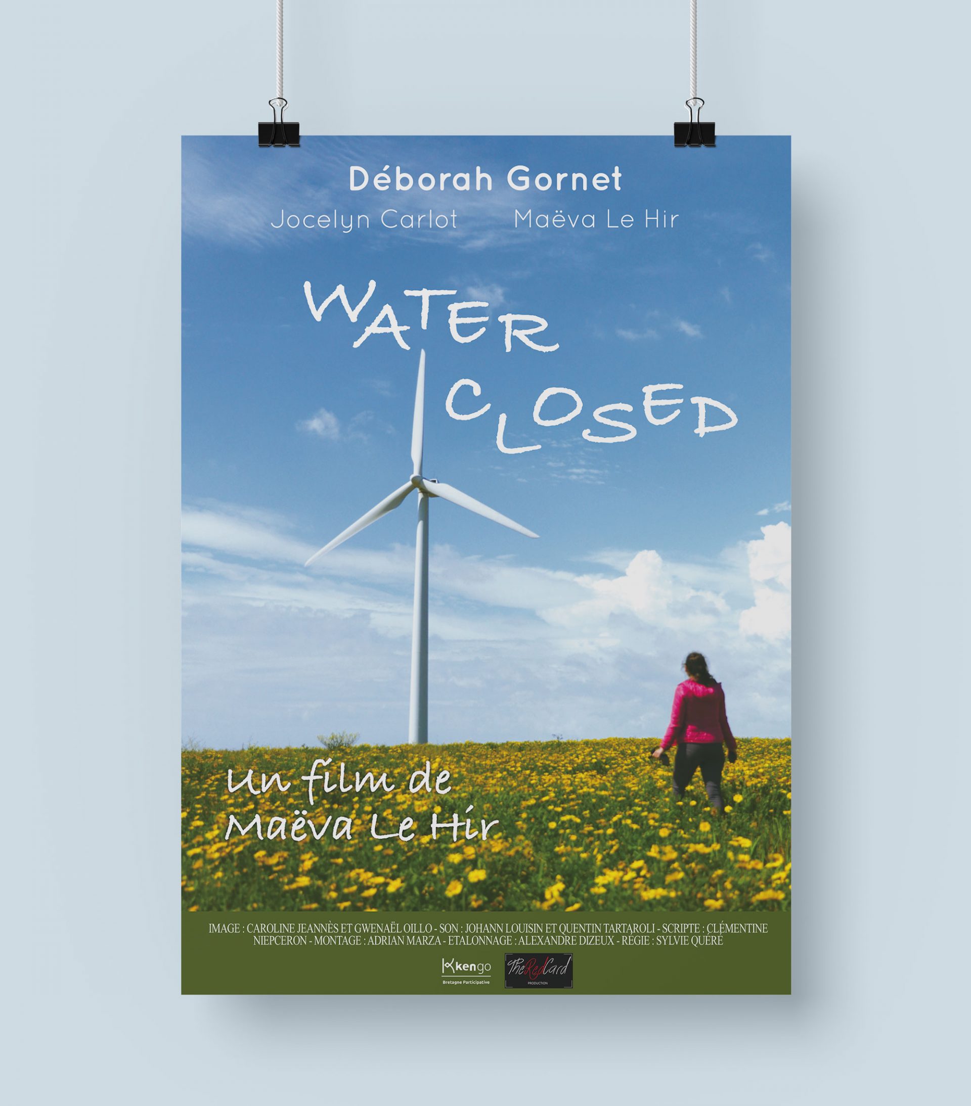 Affiche de cinema du film water closed de Maëva Le Hir