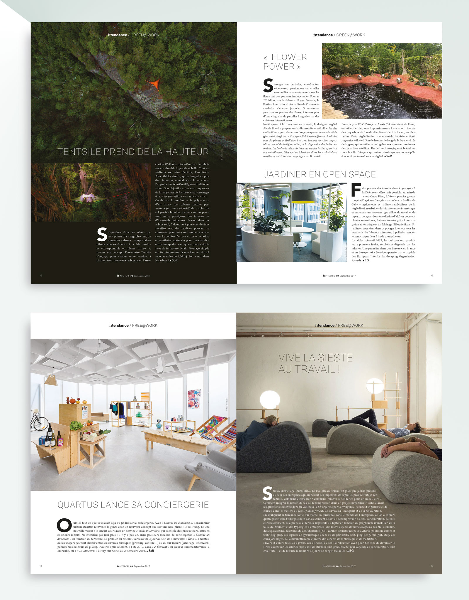 Revue In interiors - Architecture, Architecture d'interieur, et les nouveaux usages