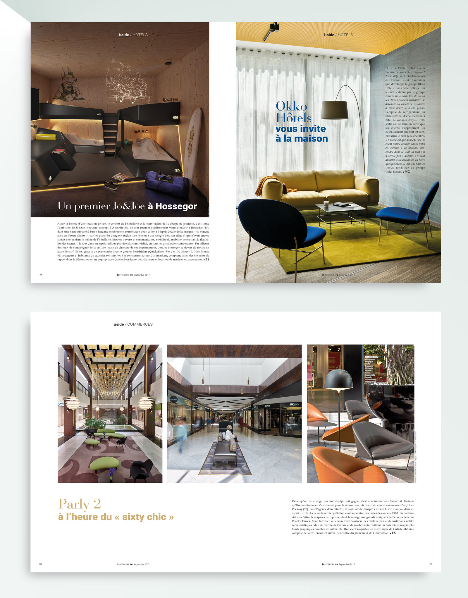 Revue In interiors - Architecture, Architecture d'interieur, et les nouveaux usages